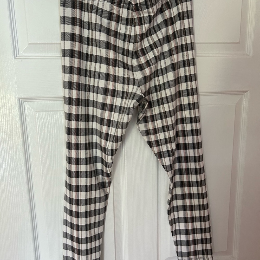 Cato’s Checked Stretch Pants Size L